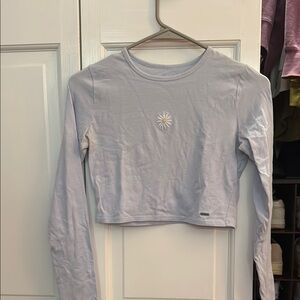 Hollister Light Blue Long Sleeve Tee